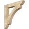 Ekena Millwork Legacy Slat Rough Sawn Bracket, Douglas Fir, 4"W x 28"D x 28"H BKT04X28X28LEC06RDF - alternate 1